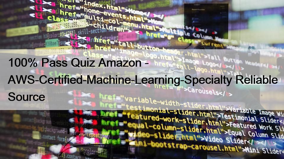 AWS-Certified-Machine-Learning-Specialty